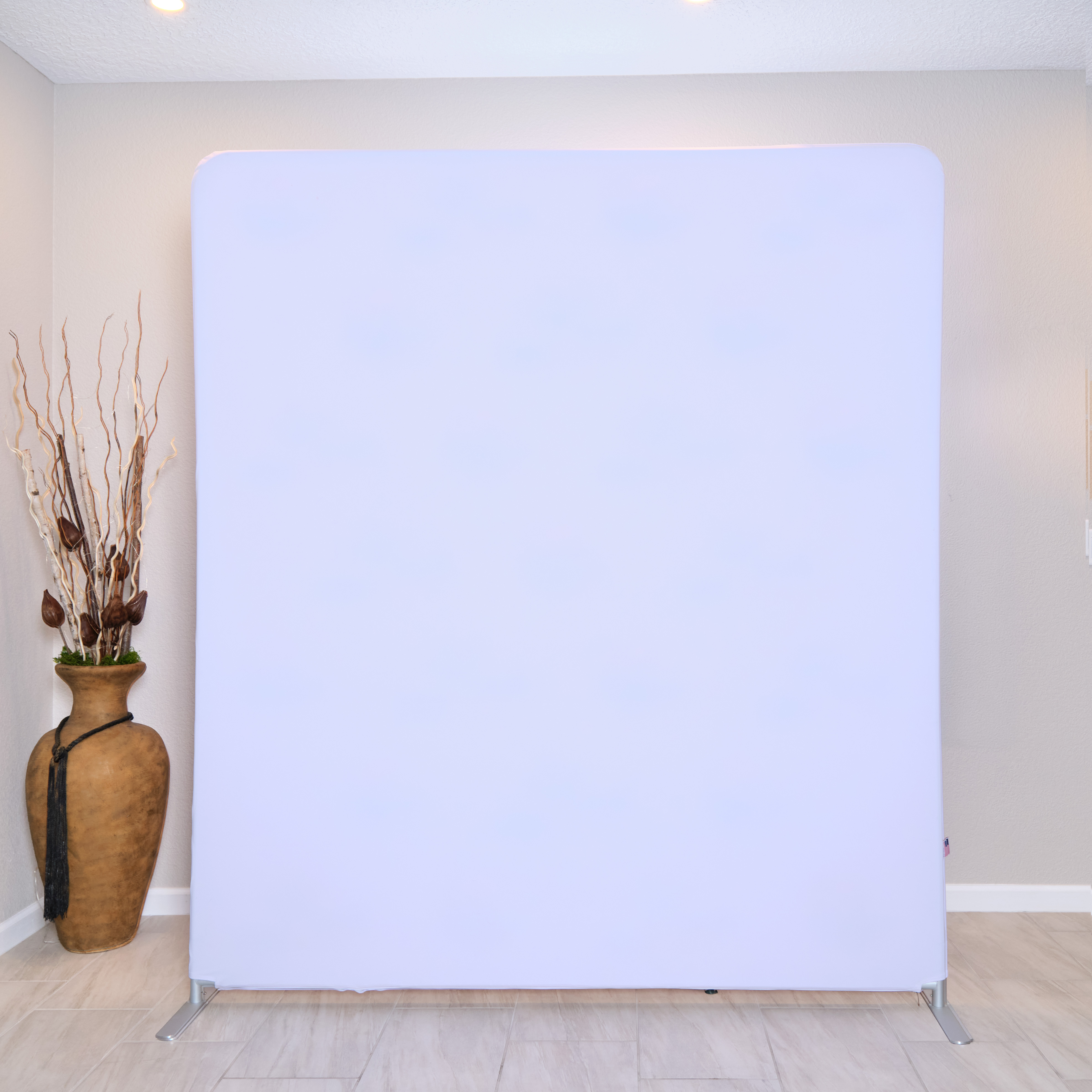 White Tension Fabric